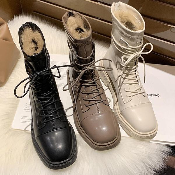 boots ankle short women winter motorcycle fashion female flats cross tied shoes ladies plush, Black
boots ankle short women winter motorcycle fashion female flats cross tied shoes ladies plush, Black