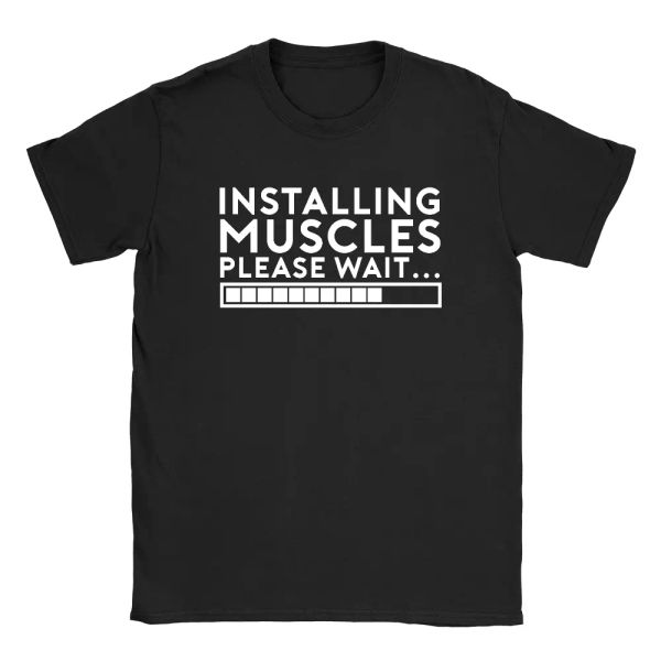 installing muscles please wait mens t-shirt funny joke bodybuilding gym gift, White;black
installing muscles please wait mens t-shirt funny joke bodybuilding gym gift, White;black