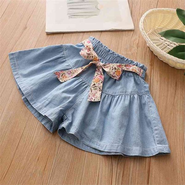 summer casual 3 4 5 6 8 10 11 12 years baby solid color cotton loose denim blue shorts with floral belt for kids girls 210625, Black
summer casual 3 4 5 6 8 10 11 12 years baby solid color cotton loose denim blue shorts with floral belt for kids girls 210625, Black