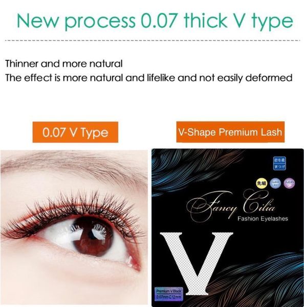russian volume v type premium eyelash extension handmade black mink lashes one second auto blooming curl c thickness 0.07mm sh1
russian volume v type premium eyelash extension handmade black mink lashes one second auto blooming curl c thickness 0.07mm sh1