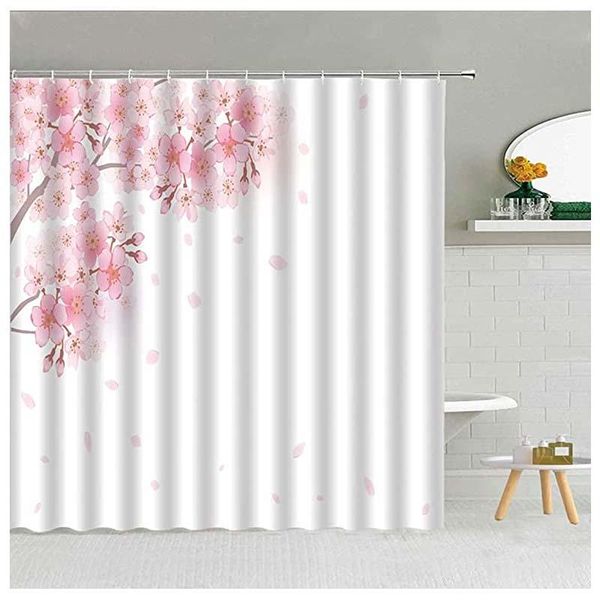 shower curtains pink cherry blossom curtain white background peach blossoms scenery fabric bathroom supplies cloth
shower curtains pink cherry blossom curtain white background peach blossoms scenery fabric bathroom supplies cloth