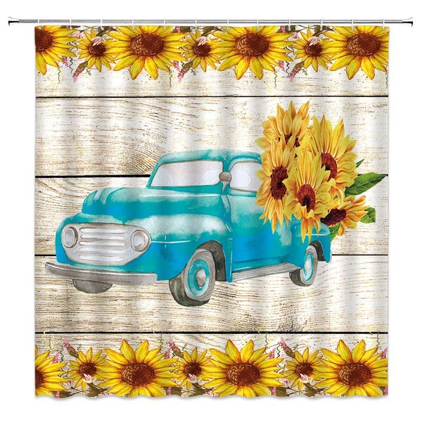 farm flower shower curtain retro pickup truck with sunflower on rustic wooden decor vibrant warm art,fabric bathroom set hooks
farm flower shower curtain retro pickup truck with sunflower on rustic wooden decor vibrant warm art,fabric bathroom set hooks