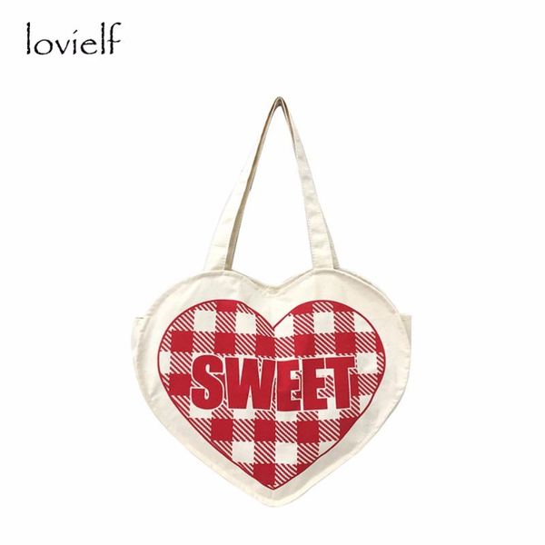 shopping bags lovielf women girl lady cute kawaii japanese style plaid sweet love heart casual canvas tote shoulder bag ss00016
shopping bags lovielf women girl lady cute kawaii japanese style plaid sweet love heart casual canvas tote shoulder bag ss00016