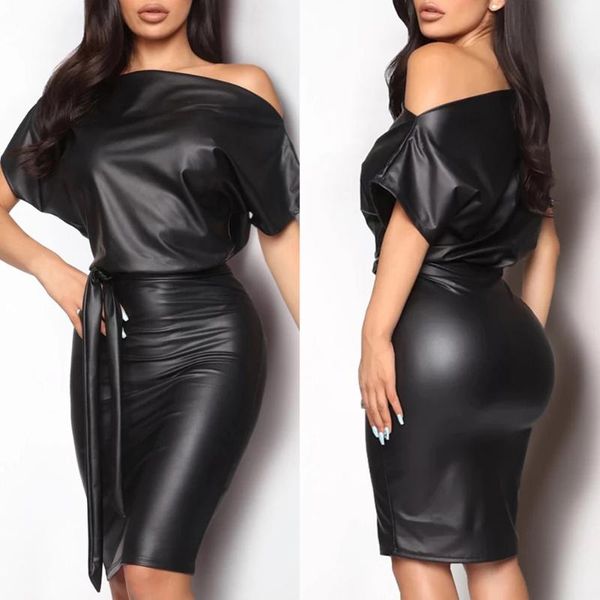 women wetlook pu leather zipper bodycon mini dress party clubwear casual dresses, Black;gray
women wetlook pu leather zipper bodycon mini dress party clubwear casual dresses, Black;gray