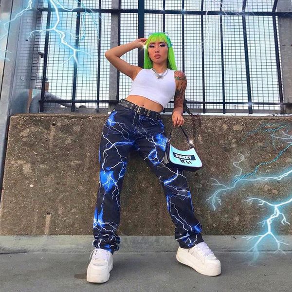 print casual pants women fashion streetwear harem high waist joggers wide leg sweatpant lady long trousers2021 women's & capris, Black;white
print casual pants women fashion streetwear harem high waist joggers wide leg sweatpant lady long trousers2021 women's & capris, Black;white