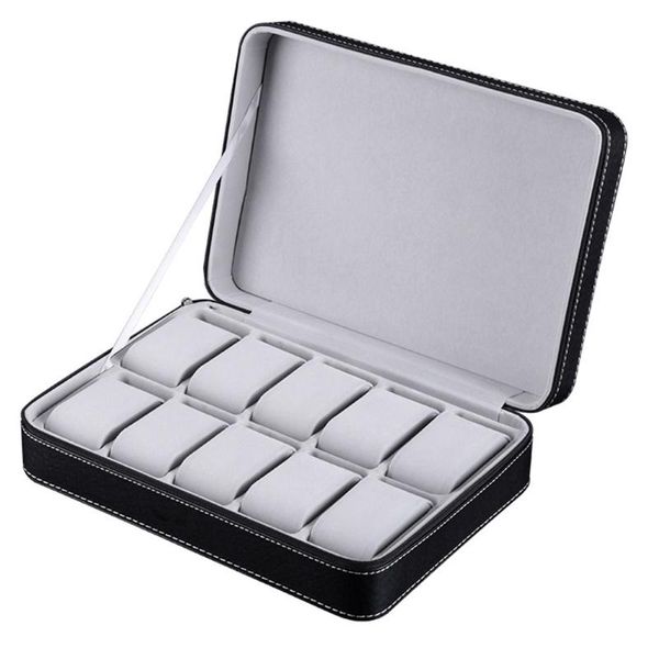 watch boxes & cases portable counter display zipper closure organizer gift case 10 grids bracelet packaging pu leather protective storage bo, Black;blue
watch boxes & cases portable counter display zipper closure organizer gift case 10 grids bracelet packaging pu leather protective storage bo, Black;blue