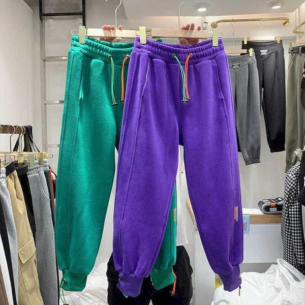 plus velvet padded sweatpants punk women capris loose fitting feet winter european station high waist drawstring casual pant, Black;white
plus velvet padded sweatpants punk women capris loose fitting feet winter european station high waist drawstring casual pant, Black;white