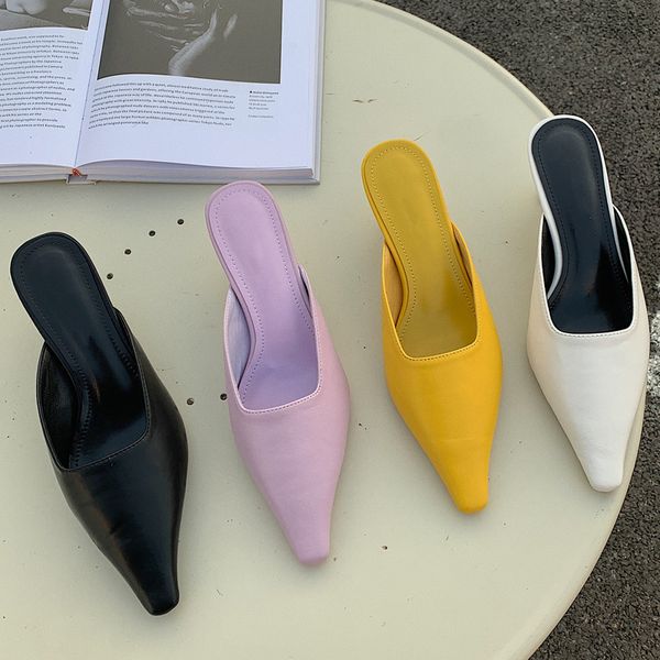 2021 Slippers Women Fashion Slip On Mules Shoes Woman Thin Low Heels Sandals Slippers Shoes Ladies Casual Heel Slides Shoes, Yellow
2021 Slippers Women Fashion Slip On Mules Shoes Woman Thin Low Heels Sandals Slippers Shoes Ladies Casual Heel Slides Shoes, Yellow