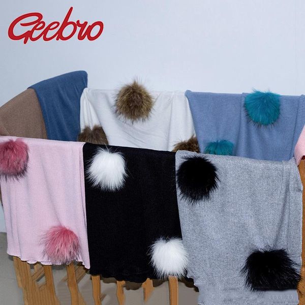 scarves geebro born kids baby warm ribbing swaddling blanket travel sleeping with 15cm real fur pompom bedding swaddles wrap, Blue;gray
scarves geebro born kids baby warm ribbing swaddling blanket travel sleeping with 15cm real fur pompom bedding swaddles wrap, Blue;gray