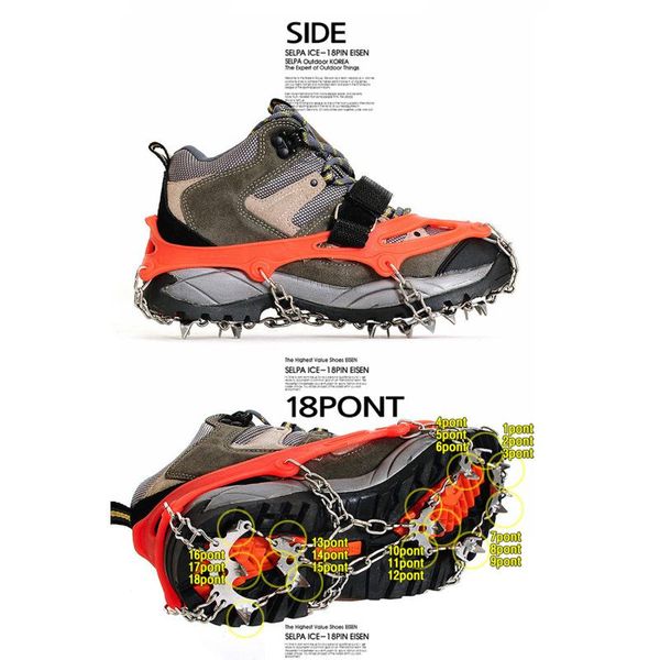 cords, slings and webbing 1 pair quality outdoor climbing antiskid crampons winter walk 18 teeth ice fishing snowshoes manganese steel slip
cords, slings and webbing 1 pair quality outdoor climbing antiskid crampons winter walk 18 teeth ice fishing snowshoes manganese steel slip