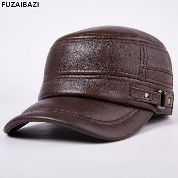 wide brim hats fuzaibazi fashion genuine leather autumn winter men cowhide military bone adjustable size earmuffs keep warm flat cap, Blue;gray
wide brim hats fuzaibazi fashion genuine leather autumn winter men cowhide military bone adjustable size earmuffs keep warm flat cap, Blue;gray