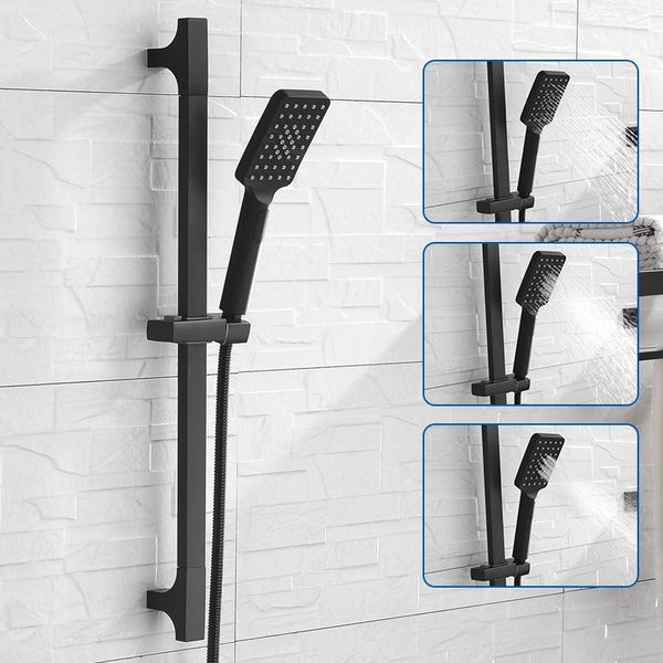 sliding holder square 3 function spray hand shower with stainless steel rail and 1.5m hose bathroom sets
sliding holder square 3 function spray hand shower with stainless steel rail and 1.5m hose bathroom sets