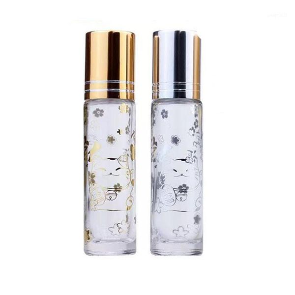 storage bottles & jars 10ml stamping gold silver clear glass roll on bottle essential oil vials steel bead cosmetic packaging 30pieces
storage bottles & jars 10ml stamping gold silver clear glass roll on bottle essential oil vials steel bead cosmetic packaging 30pieces