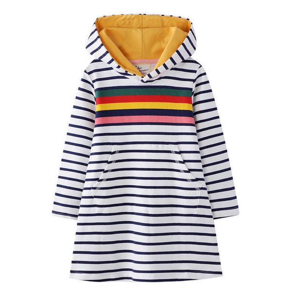 jumping meters cotton toddler girls dress autumn winter kids hooded es for girl costume stripe princess baby clothes 210529, Red;yellow
jumping meters cotton toddler girls dress autumn winter kids hooded es for girl costume stripe princess baby clothes 210529, Red;yellow