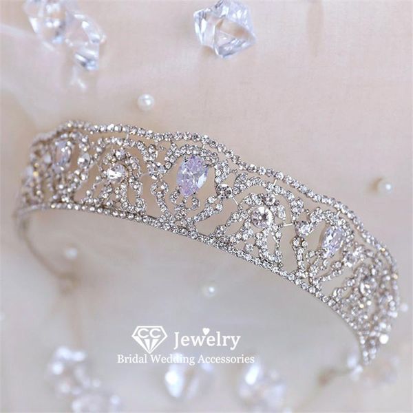 hair clips & barrettes crown for women wedding accessories bridal headpiece flower shape hairwear vintage diadem tiaras and, Golden;silver 
hair clips & barrettes crown for women wedding accessories bridal headpiece flower shape hairwear vintage diadem tiaras and, Golden;silver