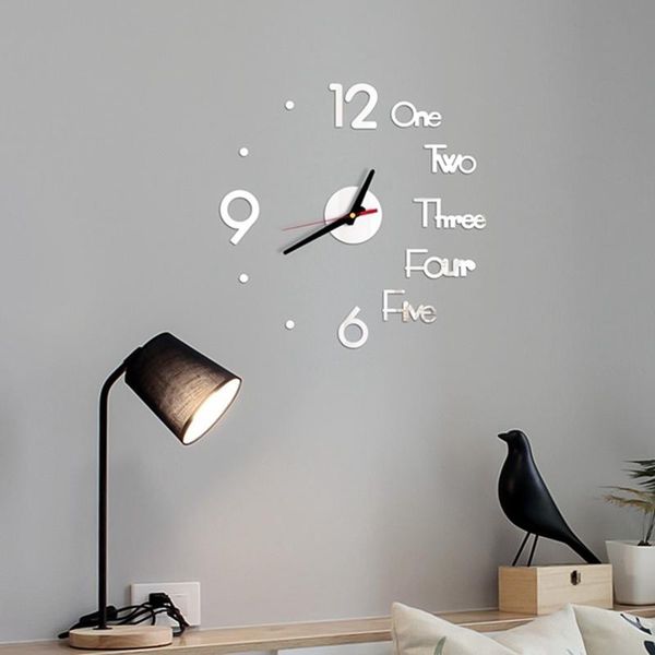 modern design clock watch large wall clocks 3d diy acrylic mirror mechanism stickers home living room decoration quartz needle
modern design clock watch large wall clocks 3d diy acrylic mirror mechanism stickers home living room decoration quartz needle