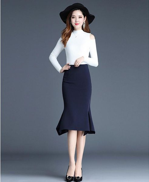 skirts fashionable fishtail lrregular skirt high waist bodycon comfortable hip knee-length zipper elegant temperament split, Black
skirts fashionable fishtail lrregular skirt high waist bodycon comfortable hip knee-length zipper elegant temperament split, Black