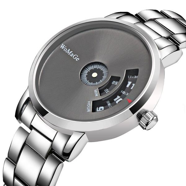 wristwatches womage watches men fashion creative stainless steel watch quartz montre homme horloges mannen 2021, Slivery;brown
wristwatches womage watches men fashion creative stainless steel watch quartz montre homme horloges mannen 2021, Slivery;brown