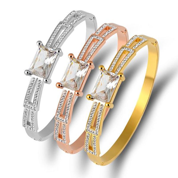 bangle wholesale titanium steel bracelet with diamonds and square selling hollow clasp gold, Black
bangle wholesale titanium steel bracelet with diamonds and square selling hollow clasp gold, Black