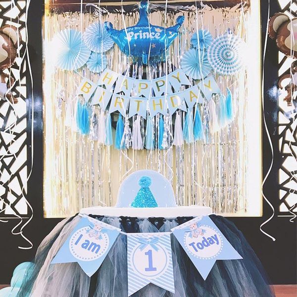 party decoration i am 1 today 1st banner paper birthday bunting one year old baby boys girls kids first happy
party decoration i am 1 today 1st banner paper birthday bunting one year old baby boys girls kids first happy