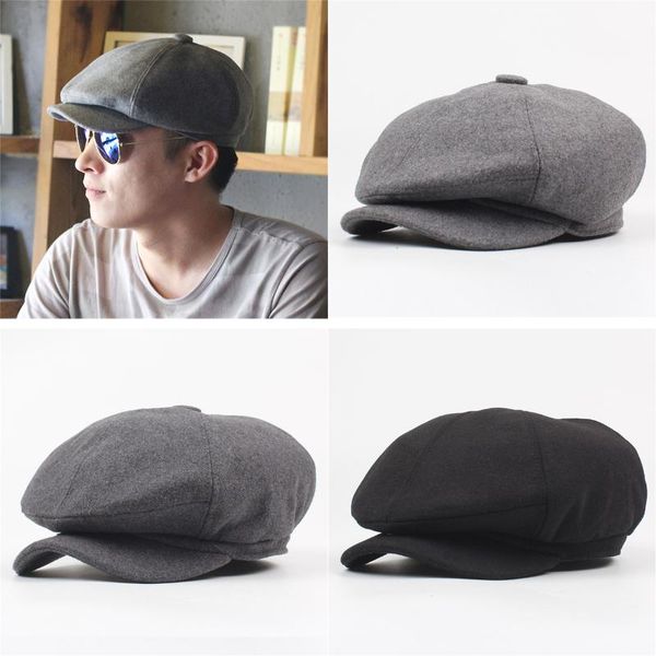 berets sboy hats for men wool octagonal cap plaid british vintage painter beret hat, Blue;gray
berets sboy hats for men wool octagonal cap plaid british vintage painter beret hat, Blue;gray