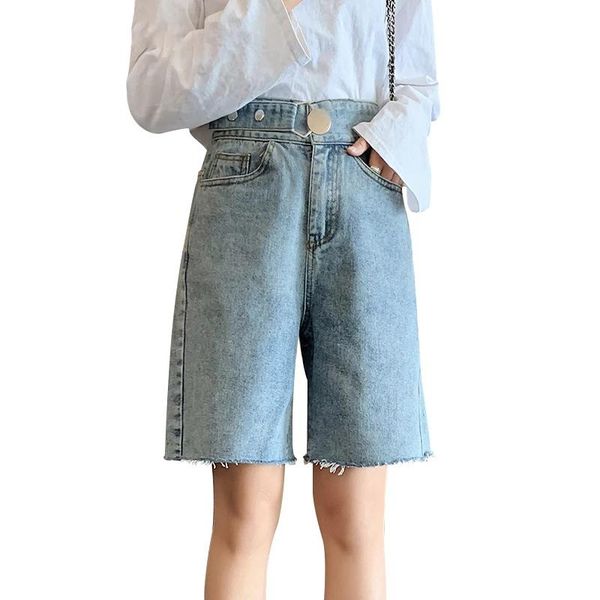 women's shorts 4xl women wide leg jeans pocket summer beach denim lady casual high waist, White;black
women's shorts 4xl women wide leg jeans pocket summer beach denim lady casual high waist, White;black