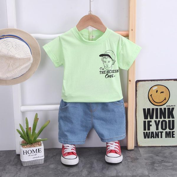clothing sets summer cotton children boys girls clothes baby cartoon t shirt + denim shorts 2pcs/sets kids casual toddler fashion outfits, White
clothing sets summer cotton children boys girls clothes baby cartoon t shirt + denim shorts 2pcs/sets kids casual toddler fashion outfits, White