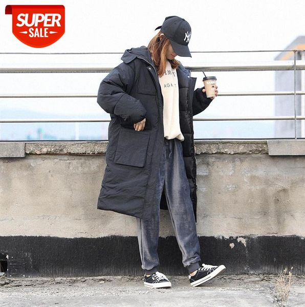 554-0069 harajuku style fashion black long cotton coat, trendy hooded warm bread jacket women #y85w
554-0069 harajuku style fashion black long cotton coat, trendy hooded warm bread jacket women #y85w