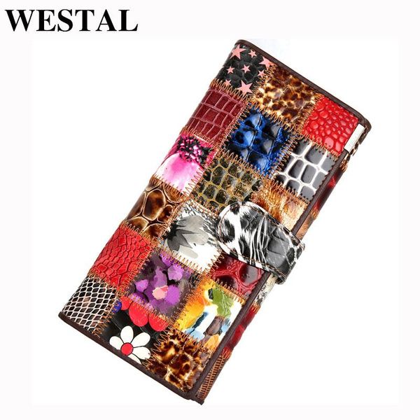 wallets westal women's clutch bag wallet female genuine leather colorful coin purse women money bags 4202, Red;black
wallets westal women's clutch bag wallet female genuine leather colorful coin purse women money bags 4202, Red;black