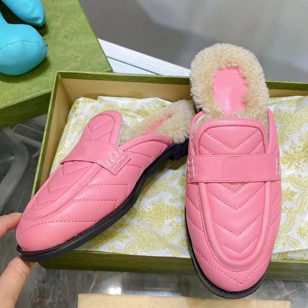 women's fur slippers genuine leather new mules sqaure heels fashion shoes for ladies designer mules wool luxury brand woman shoe, Black
women's fur slippers genuine leather new mules sqaure heels fashion shoes for ladies designer mules wool luxury brand woman shoe, Black