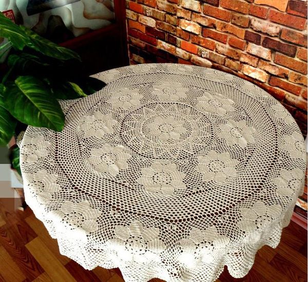 hand crochet openwork lace tablecloths drape round diameter 150cm coffee table cloth furniture cover cotton doilies
hand crochet openwork lace tablecloths drape round diameter 150cm coffee table cloth furniture cover cotton doilies