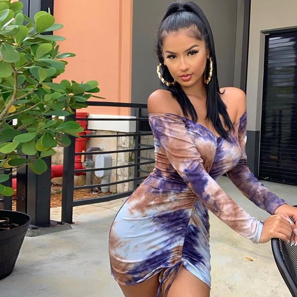 casual dresses hirigin tie dye print women midi dress long sleeve bodycon off shoulder bandage 2021 autumn winter clothes, Black;gray
casual dresses hirigin tie dye print women midi dress long sleeve bodycon off shoulder bandage 2021 autumn winter clothes, Black;gray