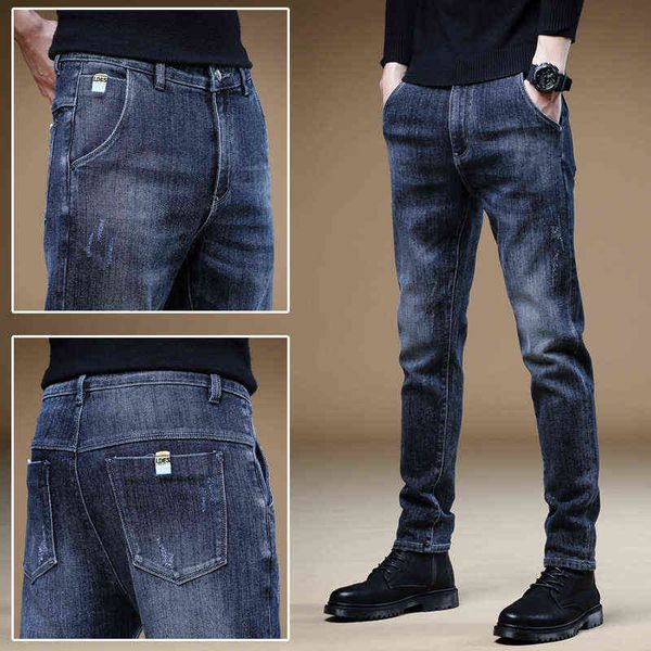 men's jeans men's four seasons jeans slim little feet elastic korean fashion casual men's autumn pants, Blue
men's jeans men's four seasons jeans slim little feet elastic korean fashion casual men's autumn pants, Blue