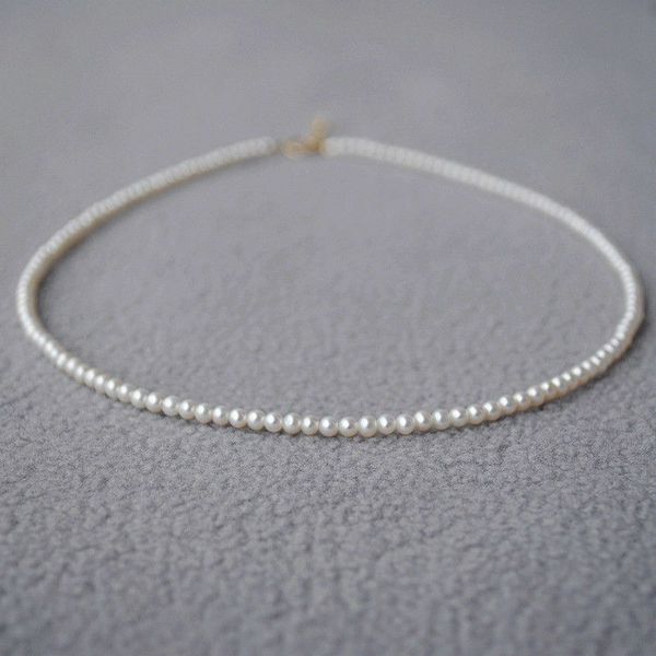 aaa+ 6-7 mm 18" mini real natural akoya white round pearl necklace 14k gold, Silver
aaa+ 6-7 mm 18" mini real natural akoya white round pearl necklace 14k gold, Silver