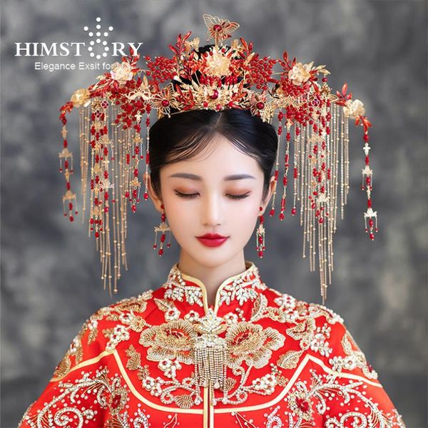 hair clips & barrettes himstory traditional chinese wedding bride queen crown red flower headpieces vintage tiara headdress bridal accessori, Golden;silver
hair clips & barrettes himstory traditional chinese wedding bride queen crown red flower headpieces vintage tiara headdress bridal accessori, Golden;silver