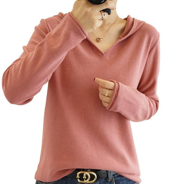 women's sweaters jchb tailor sheep cotton hooded sweater long-sleeved knitted pullover loose casual hoodie top, White;black
women's sweaters jchb tailor sheep cotton hooded sweater long-sleeved knitted pullover loose casual hoodie top, White;black