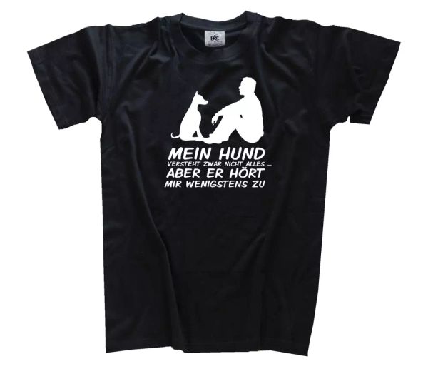 man- " mein dog versteht zwar not alles-aber of dogsitter agility t-shirt s-3xl, White;black
man- " mein dog versteht zwar not alles-aber of dogsitter agility t-shirt s-3xl, White;black