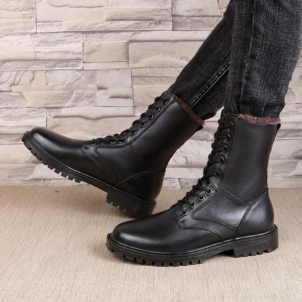 boots men's military boot mens ankle gumboot tactical big size 35-52 army male winter plus velvet shoes safety motocycle, Black
boots men's military boot mens ankle gumboot tactical big size 35-52 army male winter plus velvet shoes safety motocycle, Black