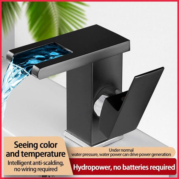 bathroom sink faucets luminous basin faucet copper waterfall water temperature control discoloration color changing washbasin mixer tap
bathroom sink faucets luminous basin faucet copper waterfall water temperature control discoloration color changing washbasin mixer tap