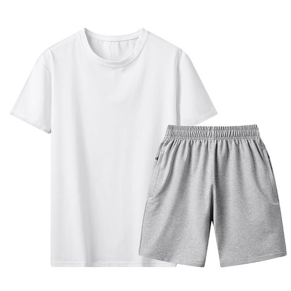 men's tracksuits set summer tracksuit 2 piece suit solid t shirt + shorts casual male quick dry sportswear clothing asian size, Gray
men's tracksuits set summer tracksuit 2 piece suit solid t shirt + shorts casual male quick dry sportswear clothing asian size, Gray