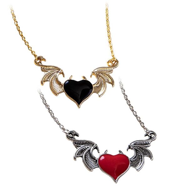 pendant necklaces creative necklace for women punk style drop nectarine demon wing jewelry, Silver
pendant necklaces creative necklace for women punk style drop nectarine demon wing jewelry, Silver