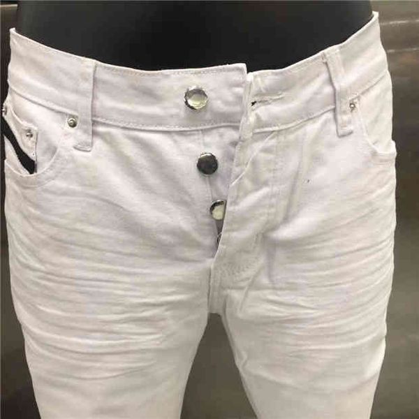men's jeans style mens designer pencil jeans slimleg white denim pants fashion clothing for male hip hop skinny 1337 okgw, Blue
men's jeans style mens designer pencil jeans slimleg white denim pants fashion clothing for male hip hop skinny 1337 okgw, Blue