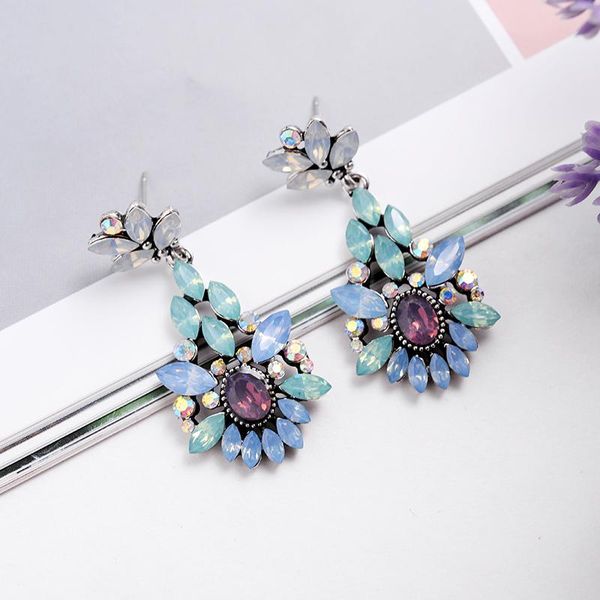dangle & chandelier lubov elegant blue purple crystal stone flower pendant earrings women rhinestone acrylic girl's gift party jewelry, Silver
dangle & chandelier lubov elegant blue purple crystal stone flower pendant earrings women rhinestone acrylic girl's gift party jewelry, Silver