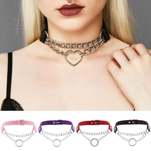 chokers 2021 punk pu leather lock key heart round rivet collar studded choker necklace body birthday party gift chocker jewelry, Golden;silver
chokers 2021 punk pu leather lock key heart round rivet collar studded choker necklace body birthday party gift chocker jewelry, Golden;silver