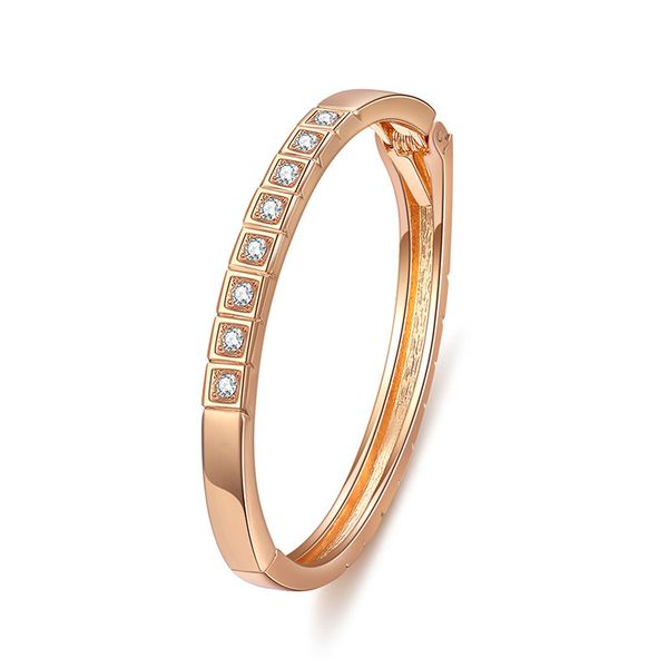 style selling bracelet simple and elegant row diamond bracelet women's fine gold-plated color retaining spring, Black
style selling bracelet simple and elegant row diamond bracelet women's fine gold-plated color retaining spring, Black
