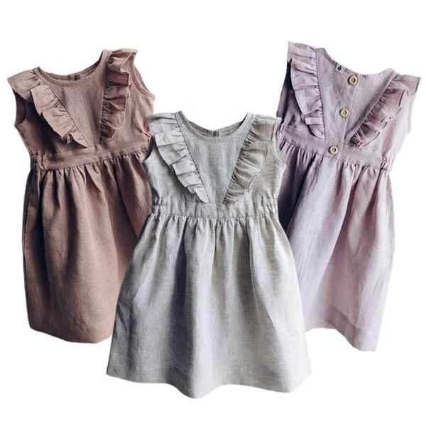 summer toddler princess 1-4yrs kids cotton causal ruffles pure color baby girl clothing korean japan style dress 210417, Red;yellow
summer toddler princess 1-4yrs kids cotton causal ruffles pure color baby girl clothing korean japan style dress 210417, Red;yellow
