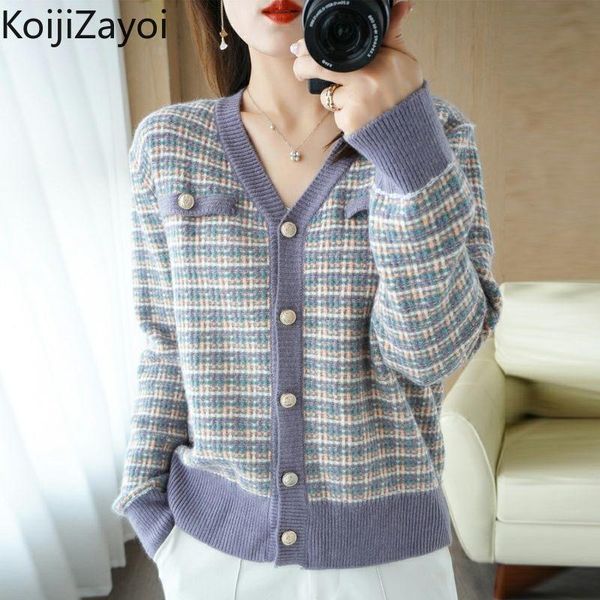 women's knits & tees koijizayoi striped women cardigan office lady fashion autumn winter 2021 single breasted buttons kardigan all matc, White
women's knits & tees koijizayoi striped women cardigan office lady fashion autumn winter 2021 single breasted buttons kardigan all matc, White