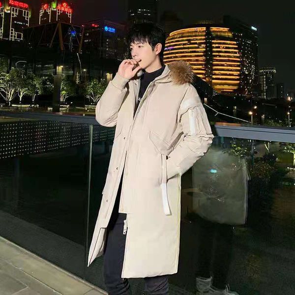 ladies down jacket 2021 winter down korean version trend medium long men's and women's lovers' youth leisure et, Black
ladies down jacket 2021 winter down korean version trend medium long men's and women's lovers' youth leisure et, Black
