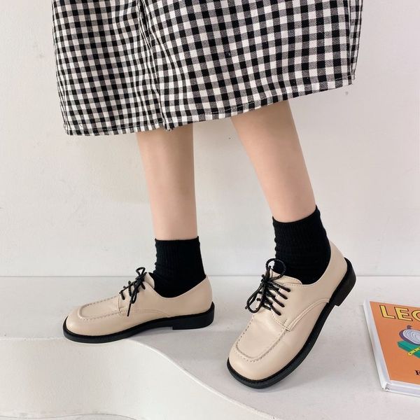 sandals 2021 spring women's oxford shoes ballet flat leather moccasins lace-up loafers zapatos de mujer p0ps, Black
sandals 2021 spring women's oxford shoes ballet flat leather moccasins lace-up loafers zapatos de mujer p0ps, Black