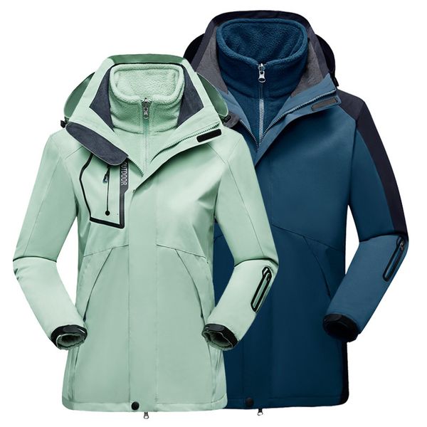 jacket wind clothing 2021 winter stormsuit men's and women's three in one windproof warm mountaineering ski, Black;brown
jacket wind clothing 2021 winter stormsuit men's and women's three in one windproof warm mountaineering ski, Black;brown